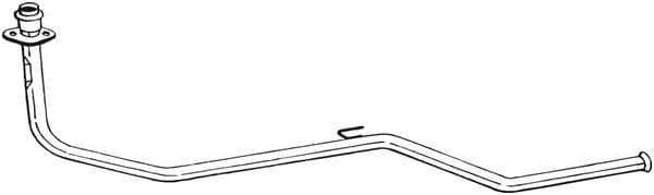 Uitlaatpijp Voor past: PEUGEOT J9 2.0/2.5D 03.80-06.87