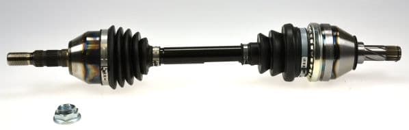 As van de aandrijfas Voor Links 606mm (voor voertuigen met ABS  voor voertuigen zonder ABS, gereviseerd) past: OPEL ASTRA H, ASTRA H GTC, ZAFIRA B 1.7D/1.8/1.8LPG 01.04-04.15