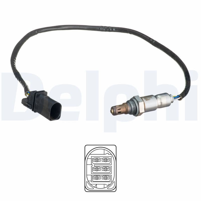 Lambda sonde (aantal draden 5, 651mm) past: AUDI A3  SEAT ALTEA, ALTEA XL, IBIZA IV, IBIZA IV SC, IBIZA IV ST, LEON, TOLEDO IV  SKODA FABIA II, OCTAVIA II, ROOMSTER 1.6ALK/1.6D/2.0D 02.04-09.20