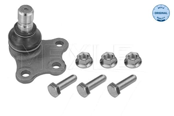 Kogelgewricht van de as Links/Rechts (bodem voor) (diameter kegel 18mm, met extra materialen) past: DS DS 3  CITROEN C-ELYSEE, C3 AIRCROSS I, C3 AIRCROSS II, C3 II, C3 III 1.0-1.6LPG 09.09-