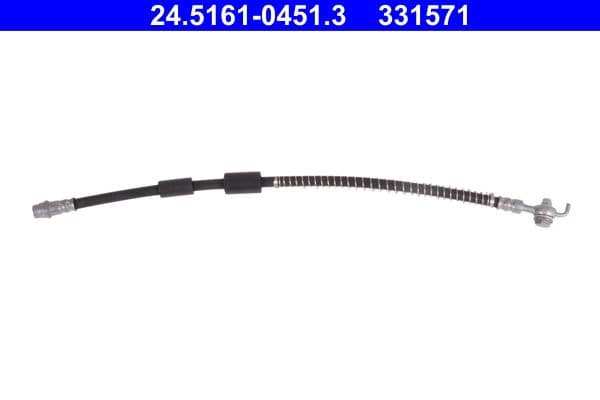 Remleiding/slang flexibel Voor Rechts (lengte 450mm, M10x1/M10x1) past: DS DS 4  CITROEN C4 II, DS4  PEUGEOT 308, 308 I 1.2-2.0D 11.09-
