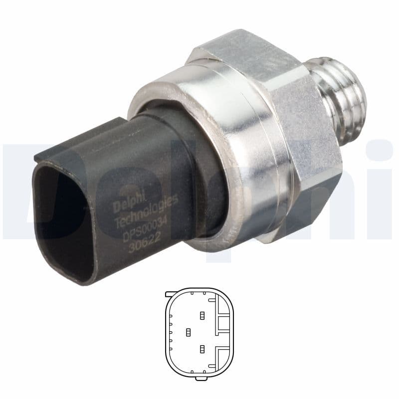 Sensor, exhaust pressure