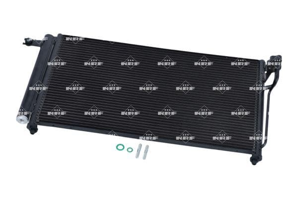 A/C condensator (met droger) past: KIA RIO II 1.4/1.6 03.05-12.11