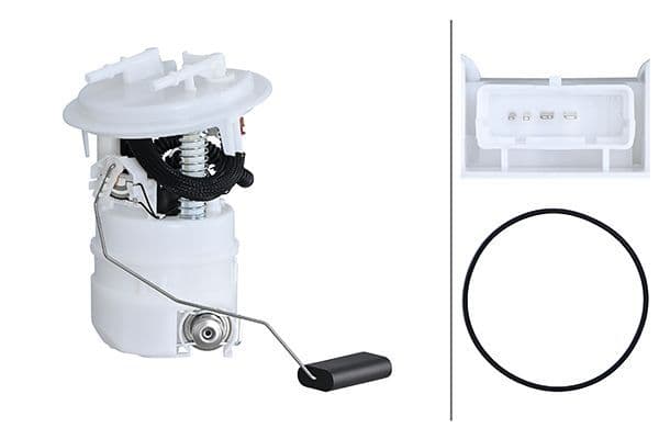 Elektrische brandstofpomp (module) past: CITROEN C5 III, C6  PEUGEOT 407 1.6-3.0 03.04-