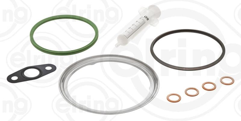 Turbocompressor montageset (met pakkingen) past: BMW 3 (E90), 3 (E91), 3 (E92), 3 (E93), 5 (F10), 5 (F11), 5 GRAN TURISMO (F07), 7 (F01, F02, F03, F04), X4 (F26), X5 (E70) 3.0D 02.08-07.19