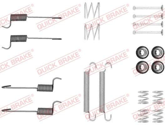 Accessory Kit, parking brake shoes