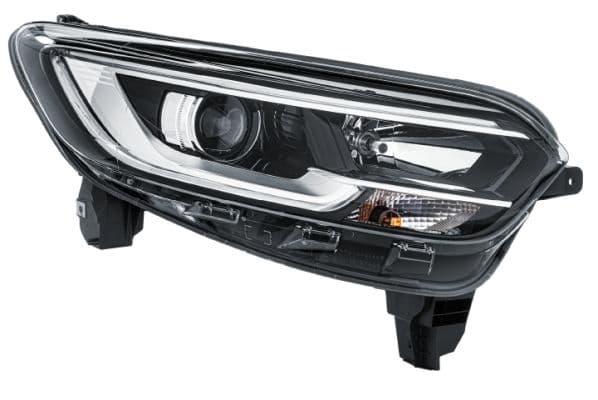 Koplamp Rechts (H7/H7/LED/PY21W, elektrisch, met motor, met gloeilamp) past: RENAULT KADJAR 06.15-