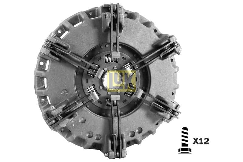 Koppelingsdeksel (310mm) past: RENAULT 700 M, 704 M, 720 M, 724 M, 750 MI, 754 MI, 800 M, 804 MI, 850 MI, 854 MI, 85, 85 X, 68-12 RA, 68-12 RS, 75-12 LS, 75-12 RA, 75-12 RS, 75-12 TS, 77-12 TS