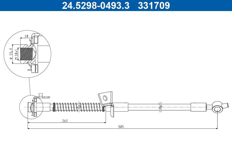 Brake Hose, compressed-air system