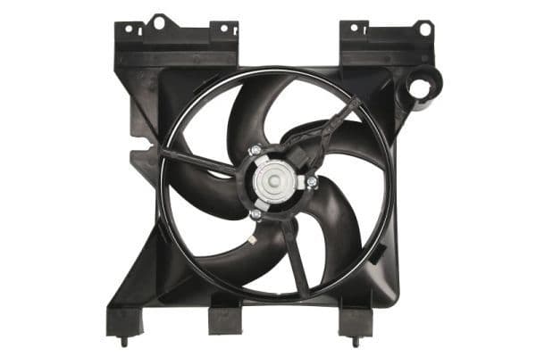 Radiatorventilator Rechts (met huisvesting) past: CITROEN BERLINGO, XSARA, XSARA PICASSO  PEUGEOT 307, PARTNER, PARTNER ORIGIN 1.1-Electric 06.96-12.15