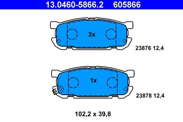 Brake Pad Set, disc brake