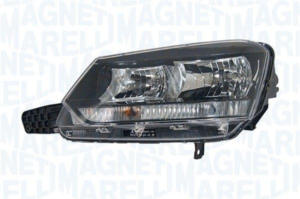 Koplamp Links (H7/PW24W/PWY24W, elektrisch, met motor, met gloeilamp) past: SKODA YETI 11.13-06.17