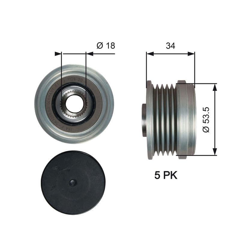 Alternator pulley