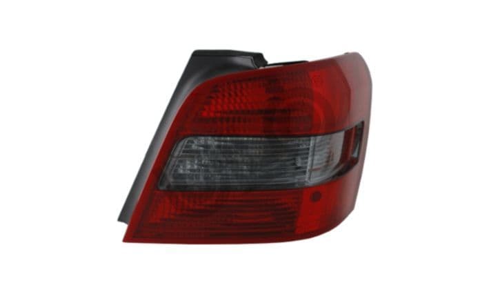 Achterlicht Rechts (P21W/W16W/W3W, kleur indicator geel/grijs gerookt, kleur van het glas red) past: MERCEDES GLK X204 06.08-05.12
