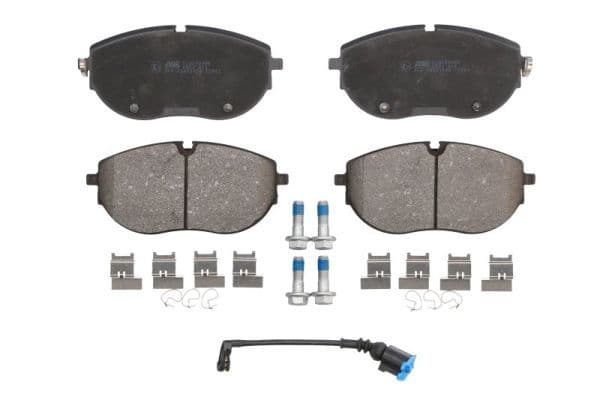 Remblokken set Voor , past: VW CALIFORNIA T6 CAMPER, MULTIVAN T6, TRANSPORTER T6, TRANSPORTER T6 / CARAVELLE T6 2.0/2.0D/Electric 04.15-08.24