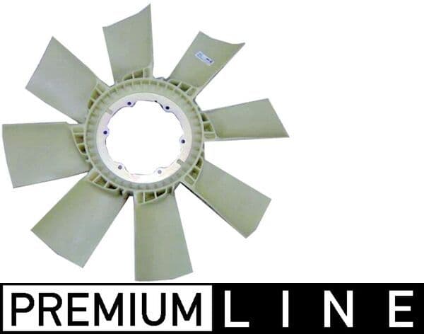 Radiator plezier (diameter 720mm, aantal bladen 7) past: DAF XF 105, XF 95  MAN HOCL, SL II, SÜ D0836LFL61-XF355M 05.00-