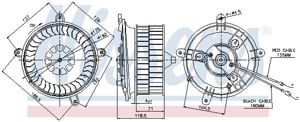 Luchtblazer past: MERCEDES E T-MODEL (S210), E (VF210), E (W210) 2.0-5.4 06.95-03.03