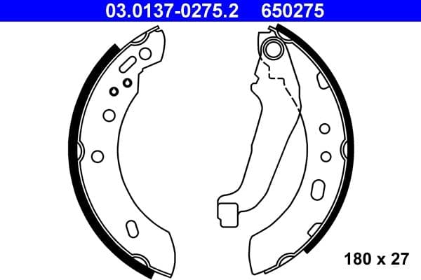 Brake shoe set