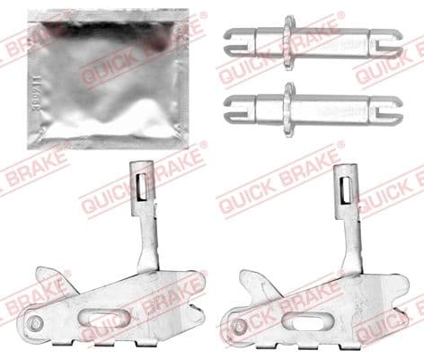 Reparatieset rem expanderhendel past: VOLVO C30, S80 I, S80 II 1.6D-4.4 05.98-12.12