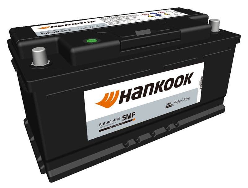 Batterij HANKOOK 12V 92Ah/720A (R+ standaard terminal) 354x174x190 B13 - montageflens 10,5 mm (beginnen)
