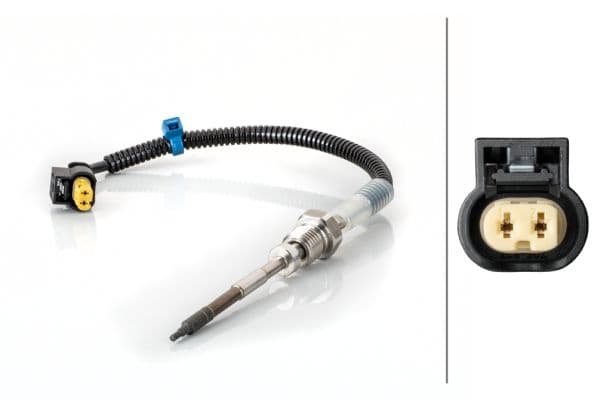 Uitlaatgastemperatuursensor (Na katalysator) past: MERCEDES C (C204), C T-MODEL (S204), C (W204), CLS (C218), CLS SHOOTING BRAKE (X218), E (A207), E (C207), E T-MODEL (S212) 2.2D/2.2DH 08.08-