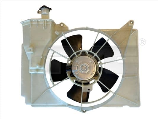 Radiatorventilator Rechts (met huisvesting) past: TOYOTA YARIS, YARIS VERSO 1.3/1.4D/1.5 08.99-11.05