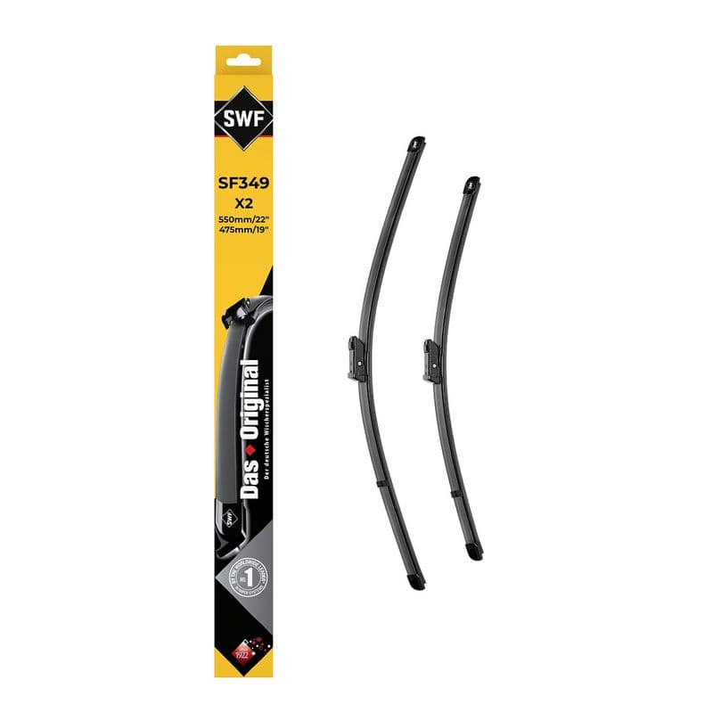 Wisserblad voegloos Voor met spoiler (2pcs) Visioflex 550/475mm past: MERCEDES GLK (X204)  JEEP RENEGADE 06.08-