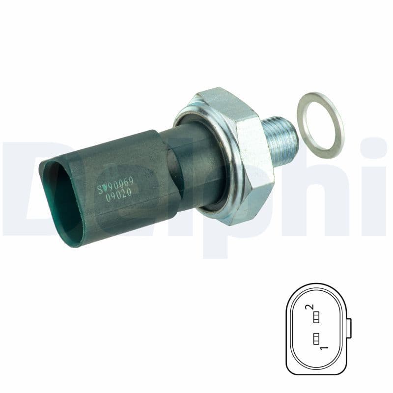 Sensor, oil pressure