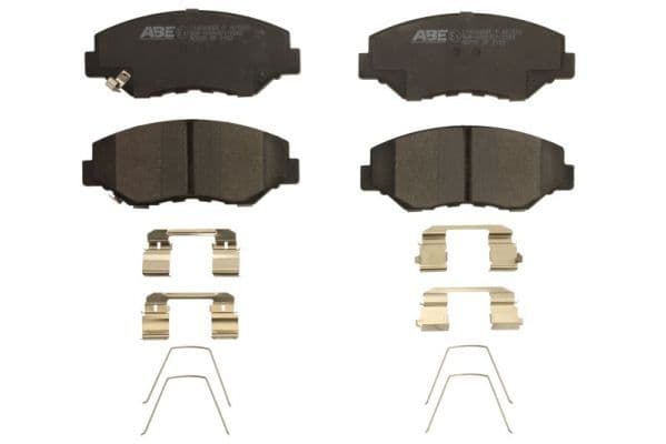 Remblokken set Voor , past: HONDA ACCORD IX, ACCORD VII, CITY IV, CIVIC IX, CIVIC X, CR-V I, CR-V II, CR-V IV, CR-V V, ELEMENT, ODYSSEY, PILOT 1.0-3.5 01.99-