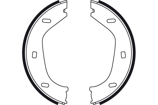 Remschoen past: ALFA ROMEO SPIDER  BMW 2.5-3.2 (E9), 2500-3.3 (E3), 3 (E21), 3 (E30), 5 (E12), 6 (E24), 7 (E23), Z1 1.6-3.5 10.68-06.94