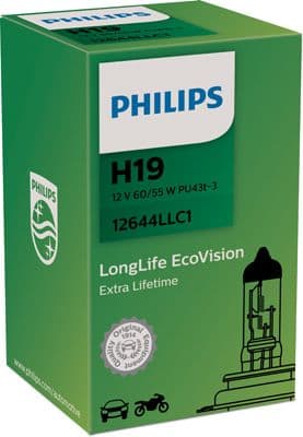 Gloeilamp (Karton 1pcs) H19 12V 60/55W Long Life EcoVision