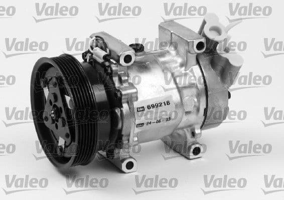 Airconditioning compressor past: NISSAN KUBISTAR  RENAULT CLIO II, KANGOO, KANGOO EXPRESS, MEGANE I CLASSIC, THALIA I, THALIA II 1.2-1.9D 09.96-