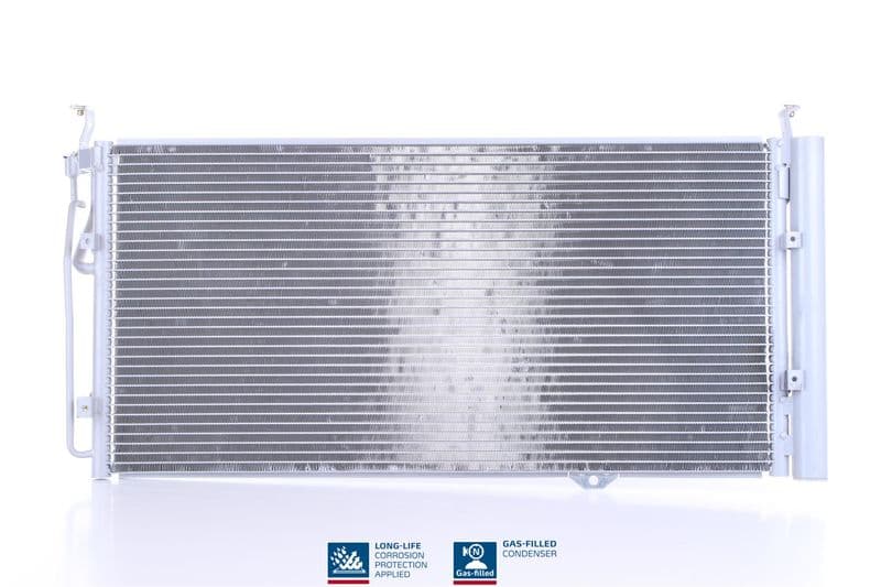 A/C condensator (met droger) past: KIA OPIRUS 3.0/3.5/3.8 09.03-10.12