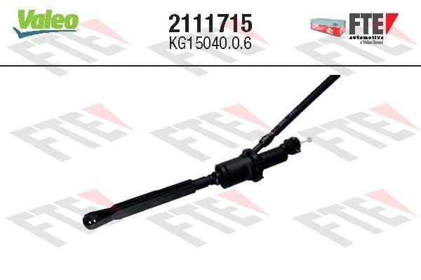 Hoofdcilinder koppeling (15,87/16mm), voertuig met het stuurwiel op de links past: CITROEN C3 I 1.4D/1.6D 02.02-12.09