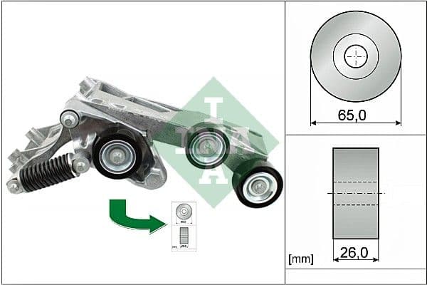 Multi-V riemspanner past: MERCEDES A (W169), B SPORTS TOURER (W245) 1.5/1.7 09.04-06.12