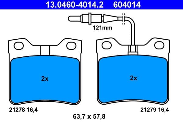Brake Pad Set, disc brake