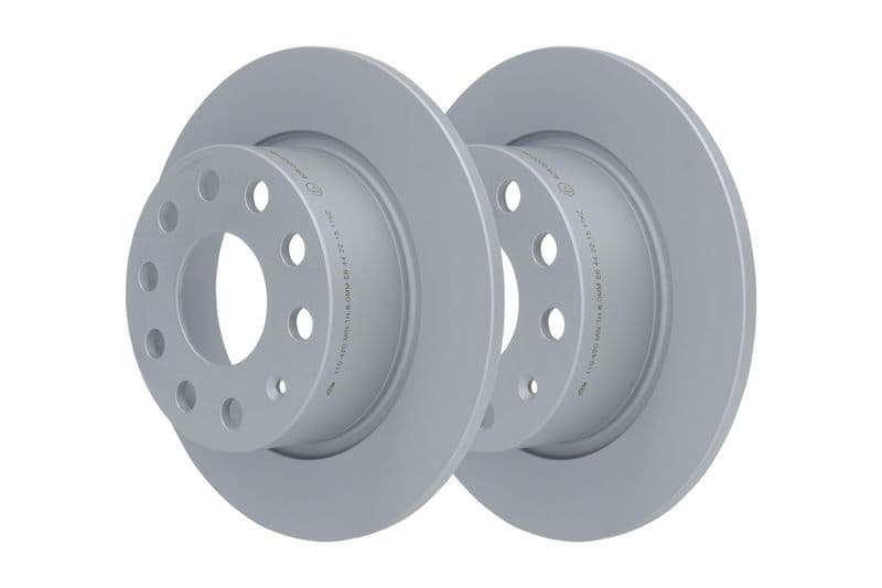 Brake disc Achter Links/Rechts past: SKODA OCTAVIA III 1.0-2.0D 11.12-10.20