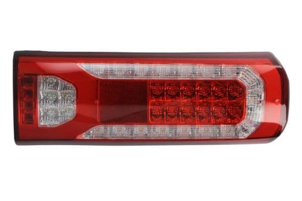 Achterlicht Links (LED, 24V, met plaatverlichting, reflector, dynamische indicator) past: MERCEDES ACTROS MP4 / MP5 07.15-