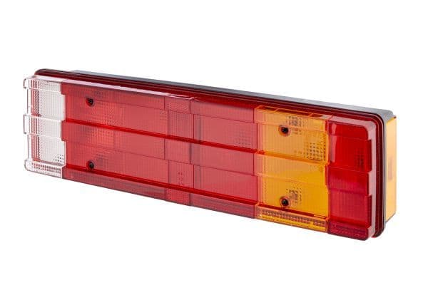 Achterlicht Rechts (P21W/R5W, kleur indicator oranje, kleur van het glas red, achteruitrijlicht) past: MERCEDES SPRINTER 901, 902, 903, 904, 905 Chassis / Platform / Tipper 01.95-05.06