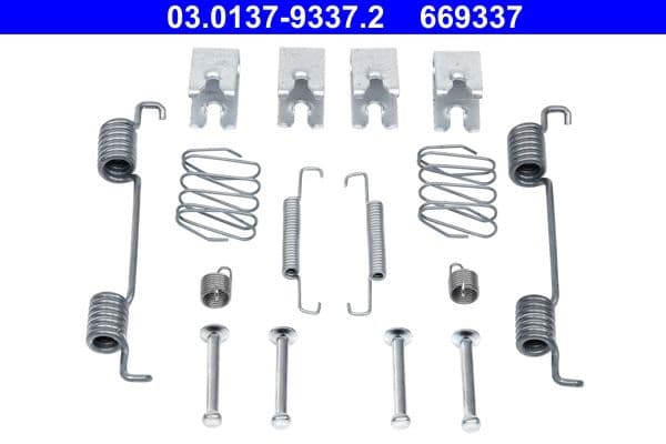 Accessory Kit, parking brake shoes