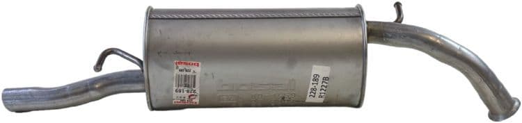Uitlaatsysteem achterste geluiddemper past: TOYOTA YARIS VERSO 1.3/1.5 03.00-09.05