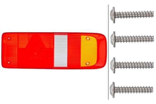 Lampenkap, achter Links, voor lamp: 2VP340 930/931.. (met schroeven)