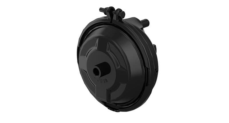 Brake servo-motor Achter Links/Rechts (24, beroerte: 57mm, M16x1,5mm, 37, schijf) past: MAN E2000, F2000, F90, F90 UNTERFLUR, M 2000 L, M 2000 M, TGM I 07.86-