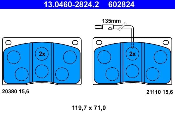 Brake Pad Set, disc brake