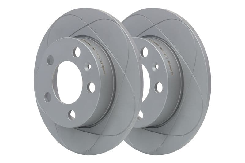 Brake disc, 1pcs, ATE PowerDisc, vol, Cut, Achter   Links/Rechts, buitendiameter 230 mm, dikte 9 mm, past: AUDI A1, A2, A3, TT  SEAT CORDOBA, IBIZA III, IBIZA IV, IBIZA IV SC 1.0-2.8 12.95-