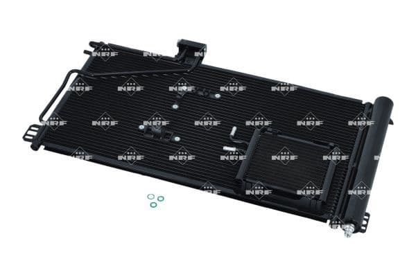 A/C condensator (met droger) past: MERCEDES C (CL203), C T-MODEL (S203), C (W203), CLK (C209) 2.2D/2.7D/3.0D 05.00-05.09