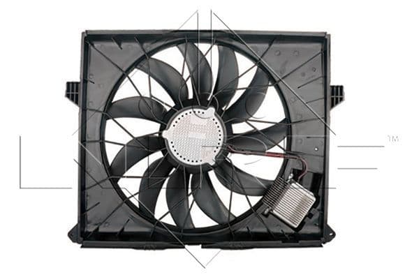 Radiatorventilator (met huisvesting) past: MERCEDES GL (X164), M (W164), R (W251, V251) 3.0D/4.7/5.5 07.05-12.14
