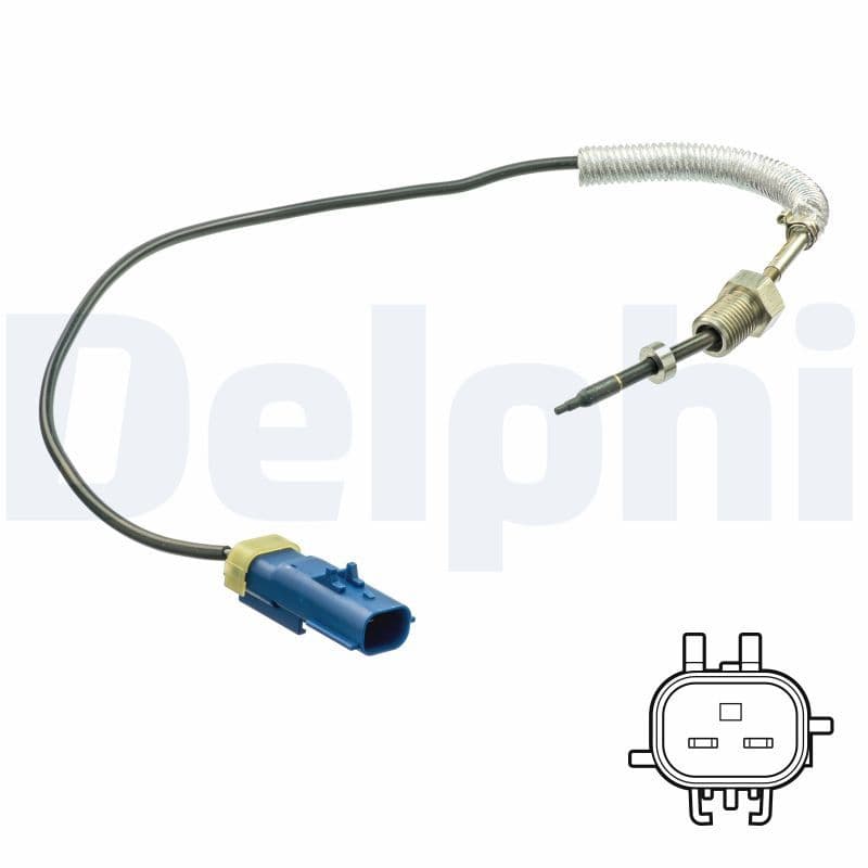 Uitlaatgastemperatuursensor (Voor turbo) past: CHRYSLER SEBRING  DODGE AVENGER, CALIBER, JOURNEY  JEEP COMPASS, PATRIOT 2.0D 06.06-