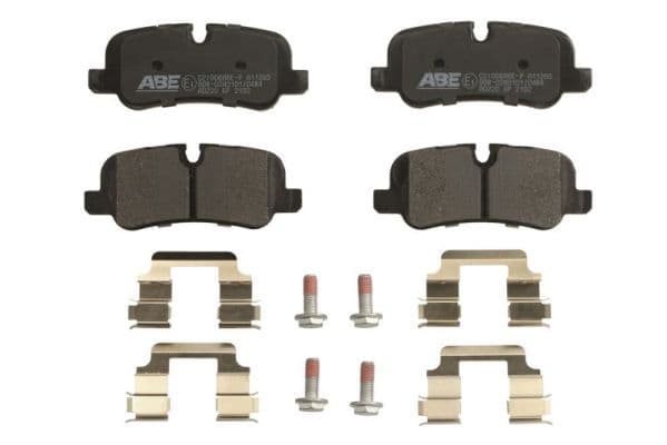 Remblokken set Achter , past: LAND ROVER DISCOVERY III, DISCOVERY IV, RANGE ROVER III, RANGE ROVER SPORT I 2.7D-5.0 03.02-12.18