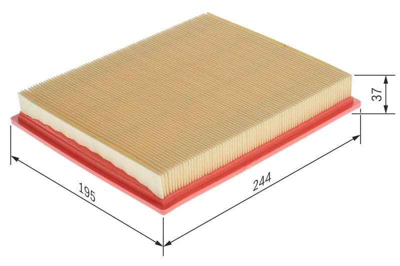 Luchtfilter (Patroon) past: DAEWOO CIELO, CIELO LOAD RUNNER  FIAT PALIO, SIENA, STRADA  OPEL KADETT E 1.0-2.0 09.90-